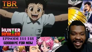 WHY AM I CRYING? HUNTER X HUNTER REACTION EPISODE 144 - 148