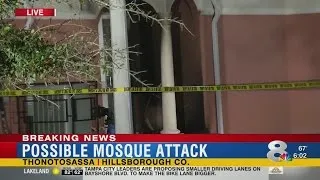 Fire officials investigating possible arson outside Hillsborough mosque