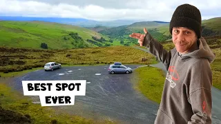Lost in INSANE Fog on the Mountain CAR CAMPING in Mid Wales