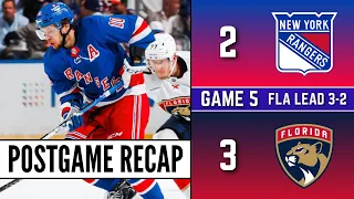 New York Rangers vs Florida Panthers Eastern Conference Final Game 5 Postgame Show