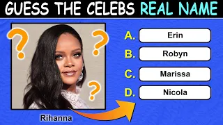 Guess The Celebrities REAL Name | Can You Correctly Guess What These Celebrities Names Are IRL?