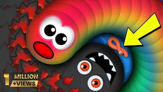 New WormsZone .io - Hungry Snake Game (2023) | Snake Epic War | #BiggestSnake Gameplay |