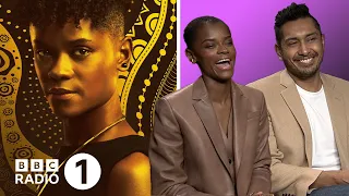 "Well, I've never drowned before!" Letitia Wright and Tenoch Huerta on Black Panther Wakanda Forever