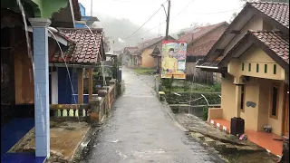 Heavy Rain in Dense Village Life | Walk When It Rains | Sleep Well With Pure Rain Sounds