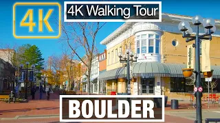 4K City Walks: Boulder, Colorado (Peoples Republic of) Downtown - Virtual Walk Treadmill City guide