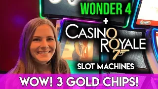 BIG WIN!! James Bond Casino Royal Slot Machine! Awesome BONUS!!