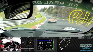 Race start and 1st lap - NLS 3 - CUP3 #969 onboard
