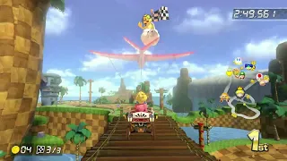 Mario Kart 8 Deluxe (Nintendo Switch) - Peach Landship Gameplay (150cc Mod Custom Circuits)