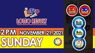 Lotto Result Today 2pm Draw November 21 2021 Swertres Ez2 Stl Pcso