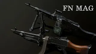 Power and unity - the FN MAG, a single 7.62mm NATO machine gun.