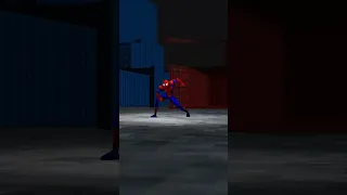 PS1 Style Spider-Man in Blender | Retro Gaming Animation #3danimation #blender #spiderman2