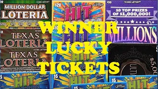 WINNER AT THE RIGHT CARDS💰💰💰ULTIMATE, MILLIONS CLUB, HIT, LOTERIA - TX LOTTERY SCRATCH OFFS TICKETS