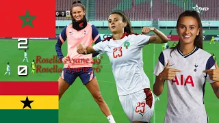 Maroc vs Ghana 2-0 ملخص مباراة المغرب ضد غانا - كرة القدم النسوية