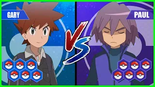 Pokemon Battle Pedia: Gary Vs Paul