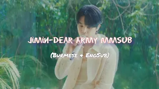 지민 (Jimin) - 편지 (Dear  ARMY) mmsub/ Jimin-Dear Army mmsub (Official Lyrics Video)