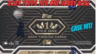 Brand New: 2023 Topps Tier One Hobby Box!  CASE HIT!!!