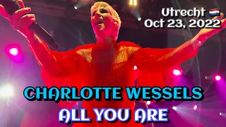 Charlotte Wessels - All You Are @Utrecht🇳🇱 October 23, 2022 LIVE HDR 4K