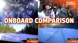 Katsuta vs Tänak SS4 FULL Onboard | WRC Rally Sweden 2023