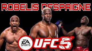 HOW TO CREATE ROBELIS DESPAIGNE IN UFC 5 | (WITH SIMULATED FIGHT)