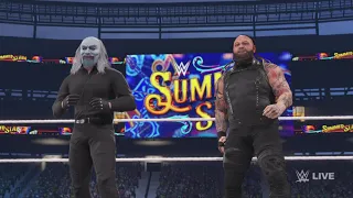 WWE 2K23 Bray Wyatt & Uncle Howdy vs. Joe Gacy & Zeus