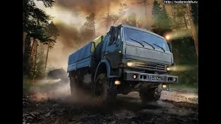 Обзор модели, КАМАЗ 5350 "МУСТАНГ" / KAMAZ 5350 MUSTANG. ZVEZDA 3697.