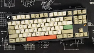 ⌨ [modified] Luminkey80 — Gateron Sylva lubed sound test