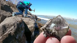 Crystal Collecting at Lake Ontario