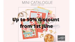 Last Chance Products from the Jan - June 21 Mini Catalogue - up to 50% discounts