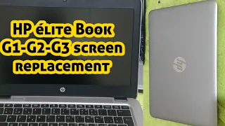 HP #EliteBook 840 G1-G2-G3-G4 #Laptop #Screen Replacement Procedure#pcreview.