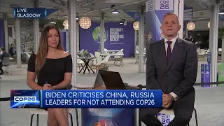 U.S. President Biden criticizes China & Russia for not attending COP26