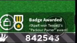 “Parkour Pwner” Badge (slap battles)