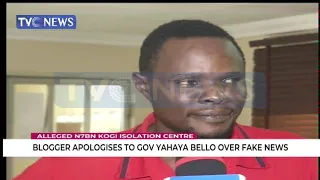 Blogger apologises to governor Yahaya Bello over fake news