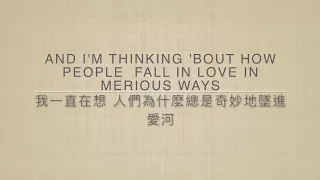 [中英字幕] Thinking out loud - Ed Sheeran