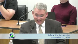 Salina City Commission - November 15, 2021