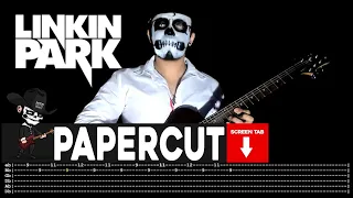 【LINKIN PARK】[ Papercut ] cover by Masuka | LESSON | GUITAR TAB