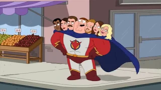 Family Guy - Peter's failed cutaway (superhero)