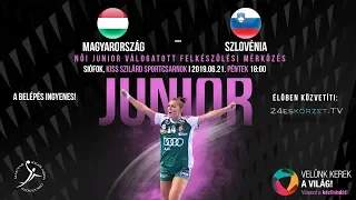 Magyarország - Szlovénia Junior válogatott edzőmérkőzés I.