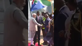 PM Modi arrives for the BRICS Summit in Johannesburg, South Africa