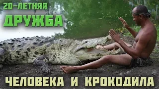 Невероятная дружба человека и крокодила. ПОЧО!