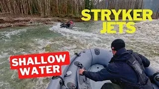 Extreme Jet Boating Adventure: Conquering Shallow Waters with Stryker Boats!