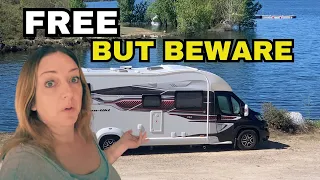 Problems at this Stunning FREE Motorhome Stop in Spain