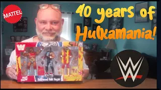 Mattel's Elite series WWE  (Target exclusive)  40 Years of Hulkamania 3 pack unboxing and review