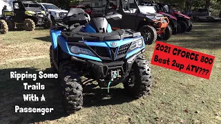 New 2021 CFMOTO CFORCE 800 1st Big Ride Test & Review | Best 2up ATV