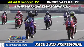 WAWAN WELLO P2❗️ROBBY SAKERA P1❗️RACE 2 R15 PRO Yamaha Sunday Race Seri 1 Mandalika 2023