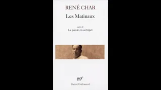 "Qu'il vive!" von René Char, gelesen von Elisa Fuchs (Französisch).