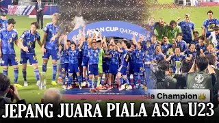 JEPANG CETAK SEJAH BARU !! Full Merinding Momen Selebrasi Jepang Usai Juara Piala Asia U23