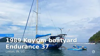 1989 Knysna boatyard Endurance 37 for sale in Linton, IN, US