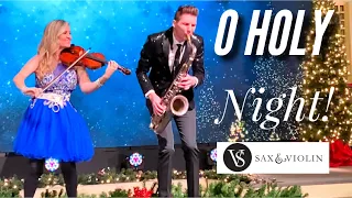 O Holy Night - Sax and Violin duo with orchestra!! (2020)