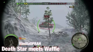 World of tanks: Death Star vs. Waffle