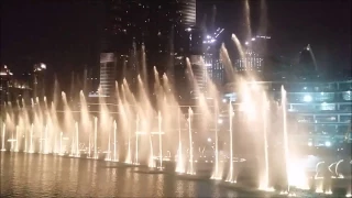 The Dubai Fountain 2017: Twlht Ana Lsotak by Eida Al Menhali